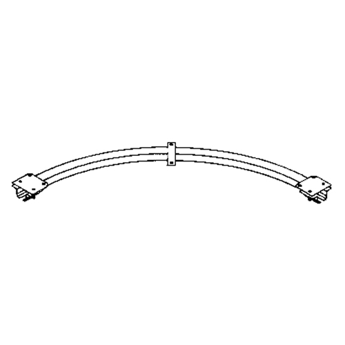 Ceiling Mounted 90° Curved Curtain Partition Track, 3' L Southpoint Industrial Supply