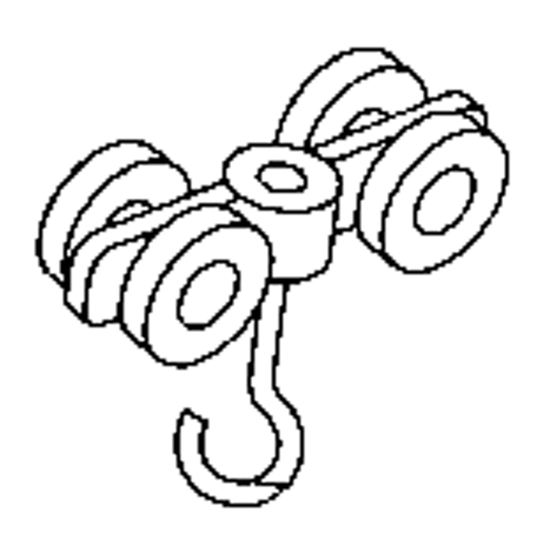 Curtain Partition Track Double Steel Roller Southpoint Industrial Supply