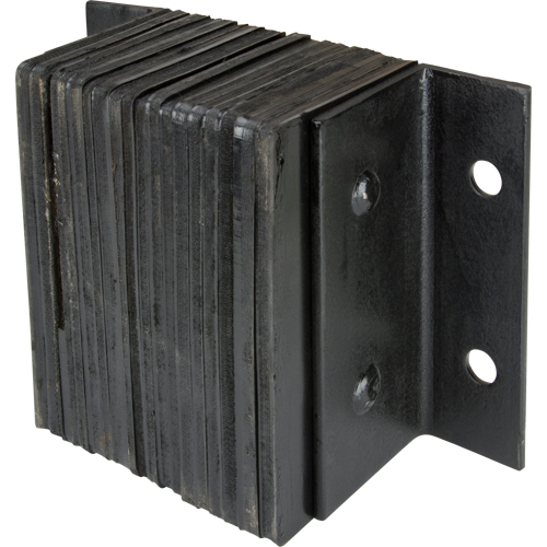 Laminated Dock Bumpers, Horizontal, Rubber, 12" W x 6" D x 10" H Southpoint Industrial Supply