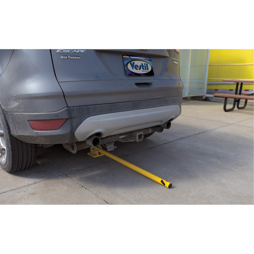 Fold-Down Bollards, Steel, 42" H x 1-3/4" W, Yellow Southpoint Industrial Supply