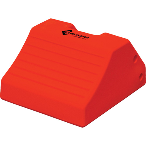 Heavy-Duty Wheel Chocks, Polyurethane, Safety Yellow, 15-1/2" W x 17-7/10" D x 10" H Southpoint Industrial Supply