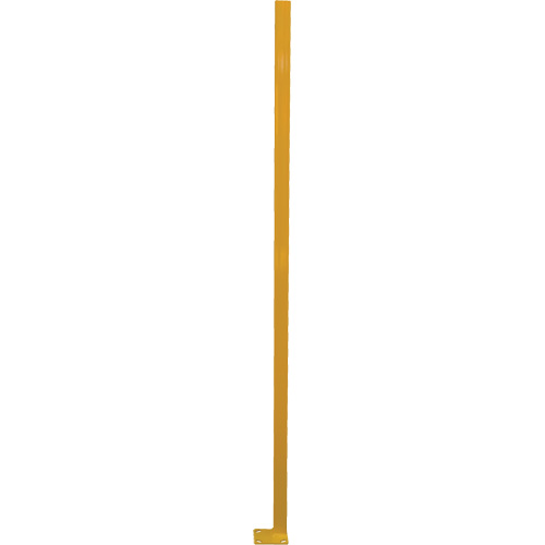 Poteau de protection de coin p&eacute;rim&eacute;trique ajustable, 4" la x 72" h, Jaune Southpoint Industrial Supply