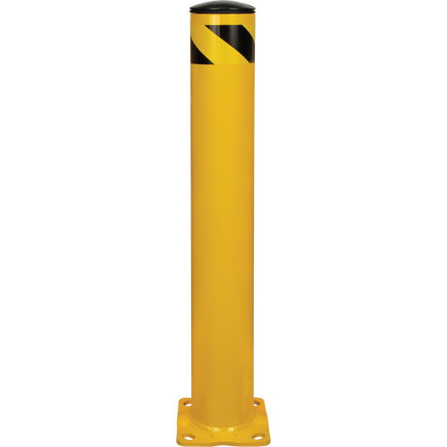 Butoir de s&eacute;curit&eacute;, Acier, 36" h x 5-1/2" la, Jaune Southpoint Industrial Supply
