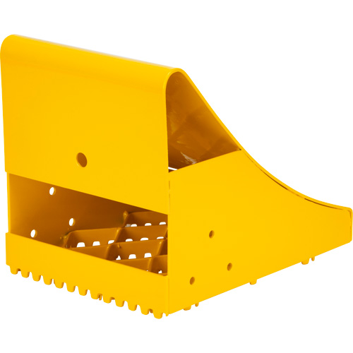 Ice Chocks, Steel, Yellow, 8-1/16" W x 10-5/8" D x 8-13/16" H Southpoint Industrial Supply