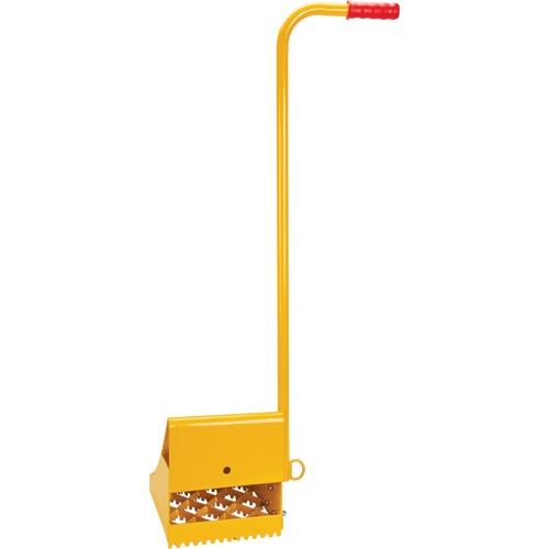 Ice Chock with Ergonomic Handle, Steel, Yellow, 8-1/16" W x 10-5/8" D x 8-13/16" H Southpoint Industrial Supply