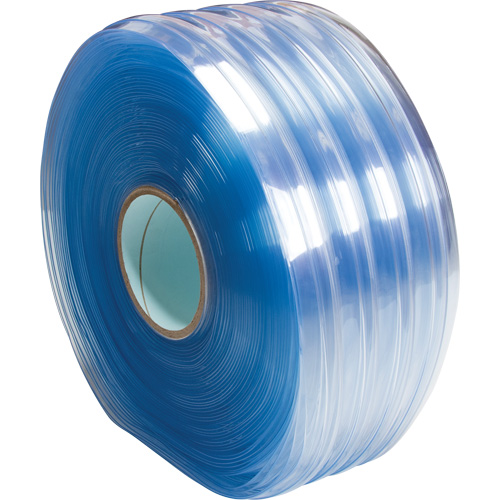 Low-Temperature Ribbed Strip Curtain, 164' x 12" x 0.12" Southpoint Industrial Supply