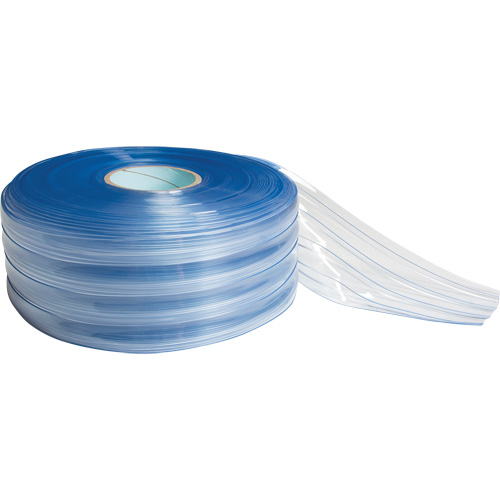 Low-Temperature Ribbed Strip Curtain, 164' x 12" x 0.12" Southpoint Industrial Supply