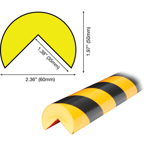 A Plus Profile 1M Corner Protection Bumper Guard Southpoint Industrial Supply