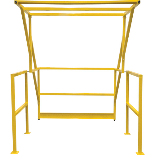 Barri&egrave;re de s&eacute;curit&eacute; pour mezzanine, 70" lo x 77" ha, 78" &eacute;lev&eacute;e, Jaune Southpoint Industrial Supply