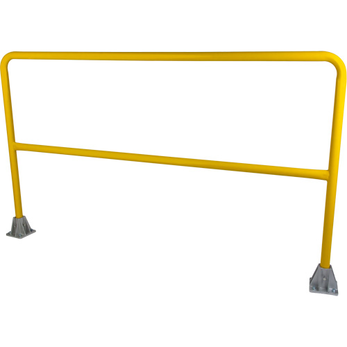 Safety Gate Railing, Steel, 72" L x 42" H, Yellow Southpoint Industrial Supply