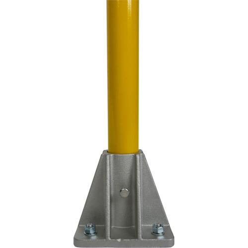 Safety Gate Railing, Steel, 72" L x 42" H, Yellow Southpoint Industrial Supply