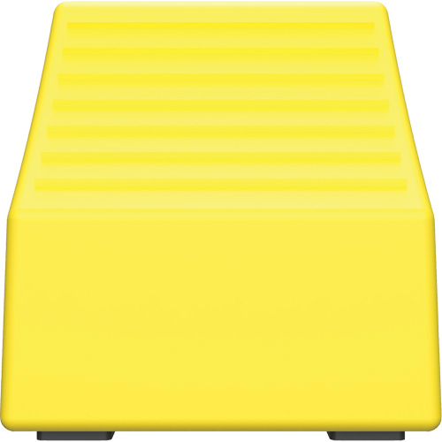 Checkers Safety Heavy-Duty Ultra Class Mining Wheel Chock without Bracket, HDPE, Yellow, 14-1/2" W x 17-1/2" D x 16" H Southpoint Industrial Supply