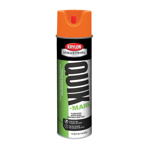 Industrial Quik-Mark Water-Based Overhead Marking Paint, 17 oz., Aerosol Can Southpoint Industrial Supply