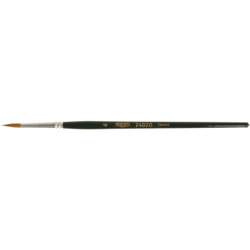 Pinceau d'artiste, Largeur de la brosse de 1/8", Martre rouge, Manche &agrave; Bois Southpoint Industrial Supply