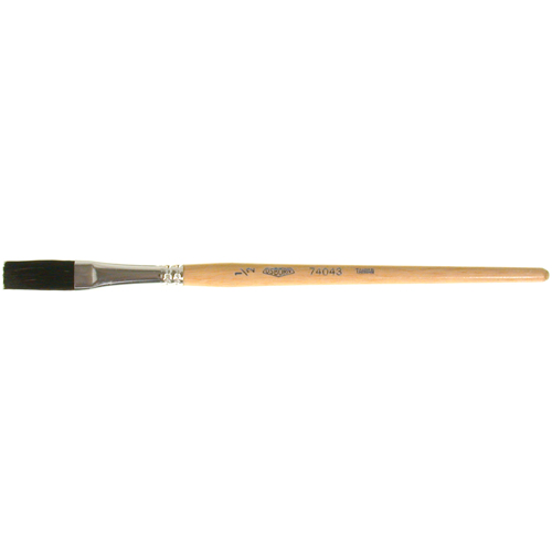 One Stroke Paint Brush, 1/2" Brush Width, Ox Hair, Wood Handle Southpoint Industrial Supply