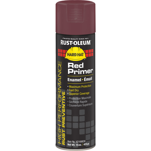 V2100 System Enamel Spray Primer, Red, Matte, 15 oz., Aerosol Can Southpoint Industrial Supply
