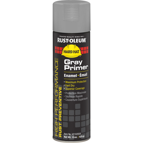 V2100 System Enamel Spray Primer, Gray, Matte, 15 oz., Aerosol Can Southpoint Industrial Supply