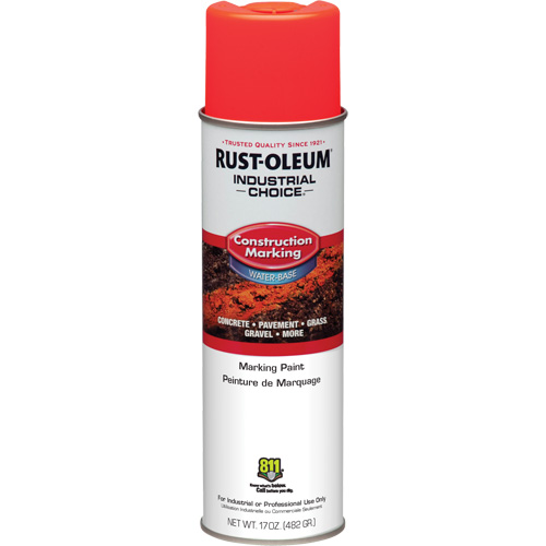 Peinture de marquage &agrave; base d'eau, 17 oz, Canette a&eacute;rosol Southpoint Industrial Supply