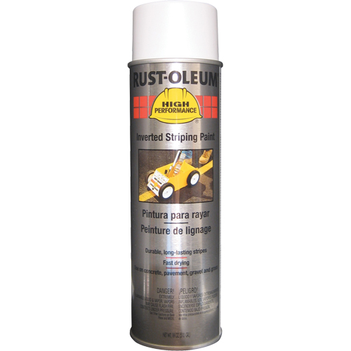 Peinture de traçage en a&eacute;rosol syst&egrave;me 2300 haute performance applicable en position invers&eacute;e, Blanc, 18 oz, Canette a&eacute;rosol Southpoint Industrial Supply