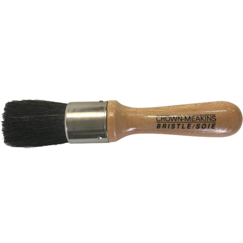 Stencil Brush, Natural Bristles, Wood Handle, 1" Width Southpoint Industrial Supply