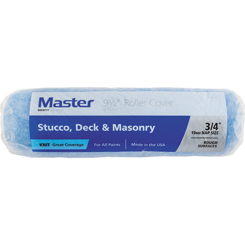 Master Knit Roller Cover, 19 mm (3/4") Nap, 240 mm (9-1/2") L Southpoint Industrial Supply