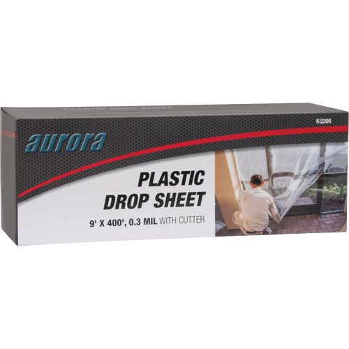 Drop sheet, 400' L x 9' W, Plastic Southpoint Industrial Supply
