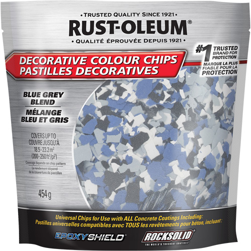 Pastilles de couleur d&eacute;coratives, 474 g, Sac, M&eacute;lange bleu gris Southpoint Industrial Supply
