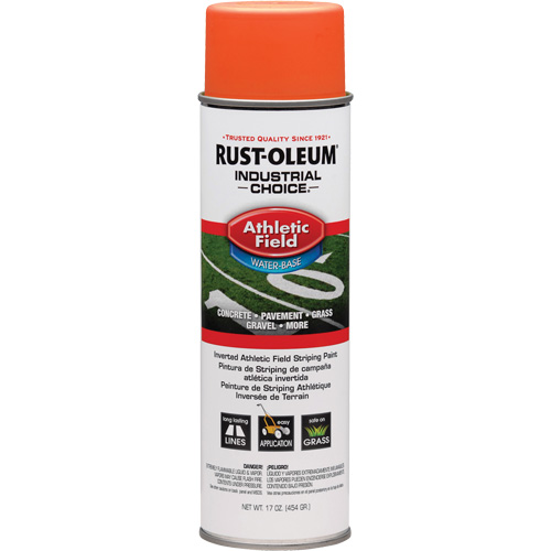 AF1600 Athletic Field Striping Paint, Orange, Aerosol Can Southpoint Industrial Supply