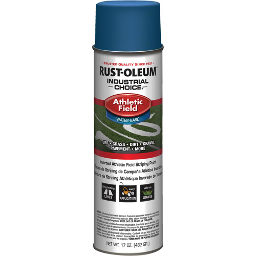 Peinture de lignage pour terrains de sport AF1600, Bleu, Canette a&eacute;rosol Southpoint Industrial Supply