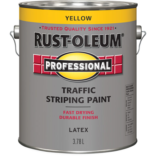 Peinture pour traçage de lignes de circulation, Jaune, 3,78 L, Cruche Southpoint Industrial Supply