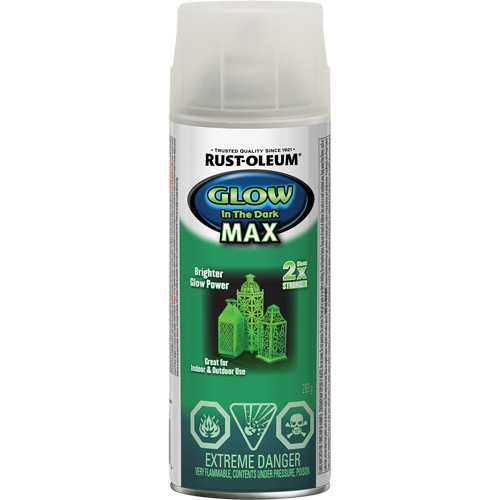 Peinture phosphorescente sp&eacute;cialis&eacute;e Max, Canette a&eacute;rosol, Transparent Southpoint Industrial Supply