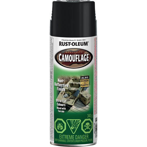 Specialty Camouflage Paint, Aerosol Can, Black Southpoint Industrial Supply
