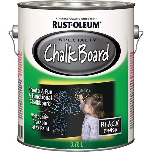 Peinture sp&eacute;cialis&eacute;e pour tableau noir, 3,78 L, Gallon, Noir Southpoint Industrial Supply