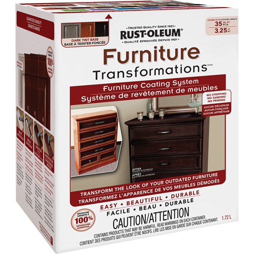 Furniture Transformations&reg; Furniture Coating System, 1.72 L, Kit, Tint Base Southpoint Industrial Supply