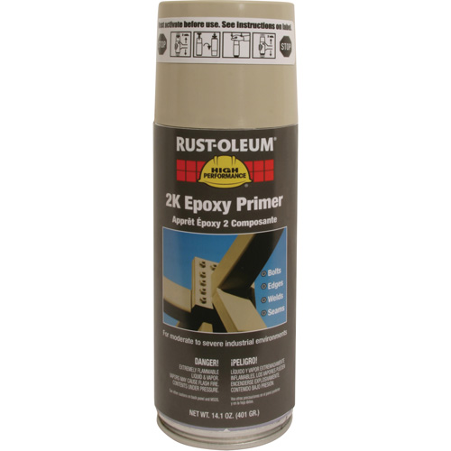 High Performance VK9300 System 2K Epoxy Primer Spray, Beige, 14 oz., Aerosol Can Southpoint Industrial Supply