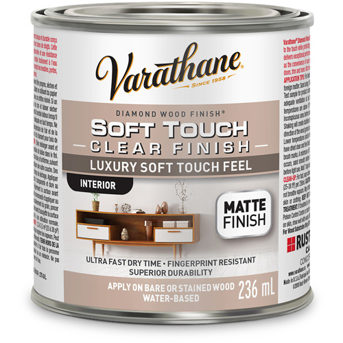 Varathane&reg; Diamond Wood Finish&reg; Coating, 236 ml, Clear, Matte Southpoint Industrial Supply