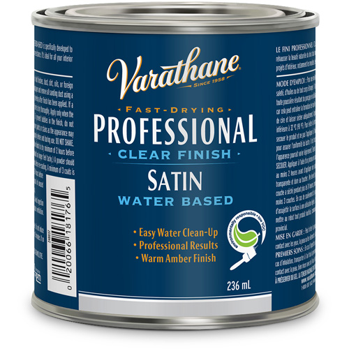 Fini professionnel Varathane, 236 ml, Transparent, Satin Southpoint Industrial Supply