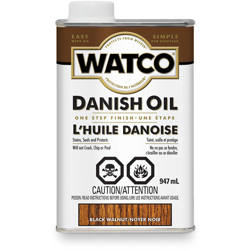 Huile danoise Watco, 947 ml, Noyer noir, Transparent Southpoint Industrial Supply