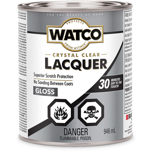 Laque pour bois Watco, 946 ml, Transparent, Brillant Southpoint Industrial Supply
