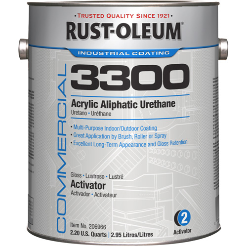 Syst&egrave;me 3300 de rev&ecirc;tement aliphatique &agrave; base dur&eacute;thane et dacrylique, 1 gal., Brillant Southpoint Industrial Supply