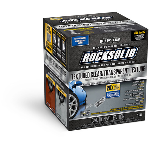 Couche de finition RockSolid, Satin/Textur&eacute;, Transparent Southpoint Industrial Supply