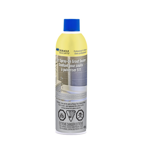 Miracle Sealants&reg; 511 Spray-On Grout Sealer, Aerosol Can Southpoint Industrial Supply