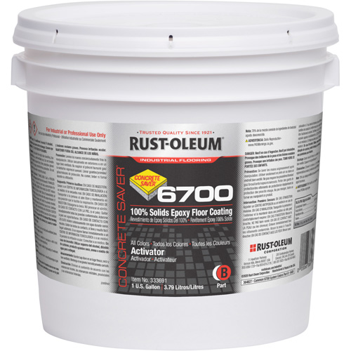 6700 System Extended Pot Life Floor Coating, 1 gal., Epoxy-Based, High-Gloss Southpoint Industrial Supply
