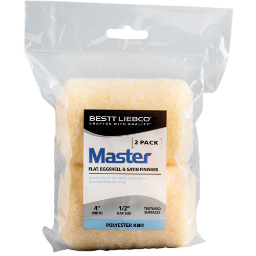 Master Trim and Traffic Roller Refill, 13 mm (1/2") Nap, 101.6 mm (4") L Southpoint Industrial Supply