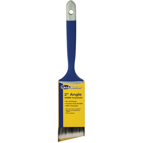 Quick Solutions Angle Brush, Polyester, Plastic Handle, 2" Width Southpoint Industrial Supply