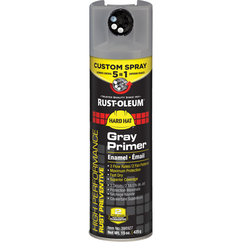 5-in-1 Rust Preventive Spray Enamel Primer, Grey, 15 oz., Aerosol Can Southpoint Industrial Supply