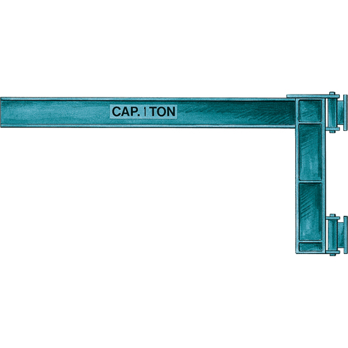 Wall Jibs, H Beam, 5-1/4" Flange Width, 1000 lbs. (0.5 tons) Capacity Southpoint Industrial Supply