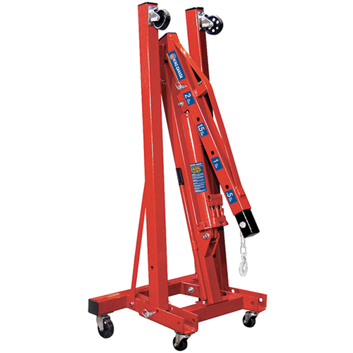 2-Ton Folding Shop Crane, 4000 lbs. (2 tons) Capacity Southpoint Industrial Supply