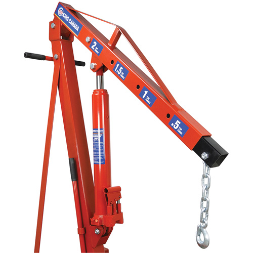 2-Ton Folding Shop Crane, 4000 lbs. (2 tons) Capacity Southpoint Industrial Supply