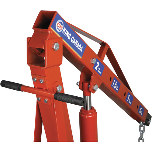 2-Ton Folding Shop Crane, 4000 lbs. (2 tons) Capacity Southpoint Industrial Supply